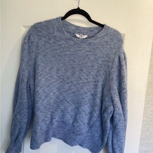Time and Tru Light Blue Crewneck Sweater